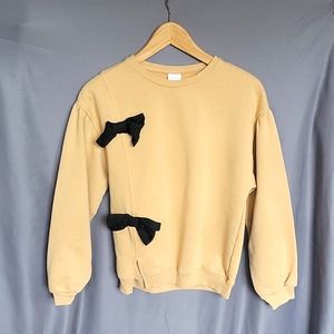 ZARA GIRLS Pullover with Black Bows